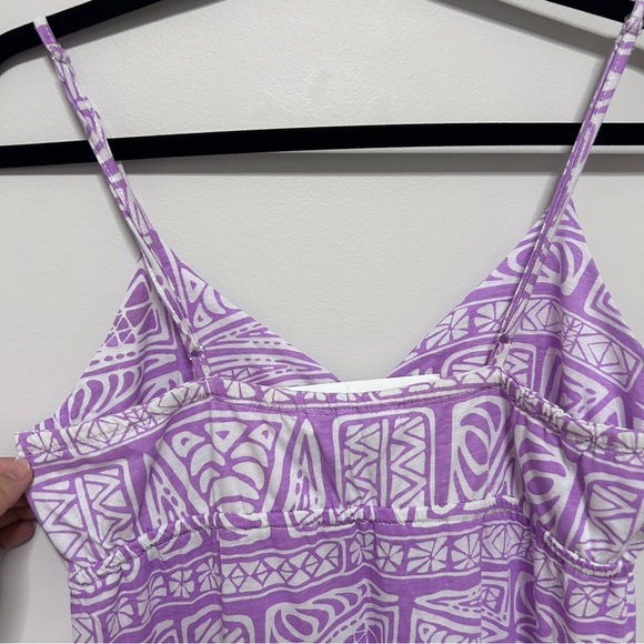 O’Neill Lavender Patterned Summer Maxi Dress Women's Size XL Resort Beach *READ* - Picture 7 of 12